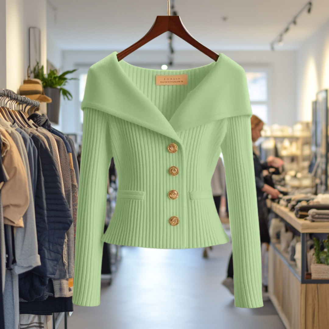 Loreta™ - Tricot-jacket Luxueux