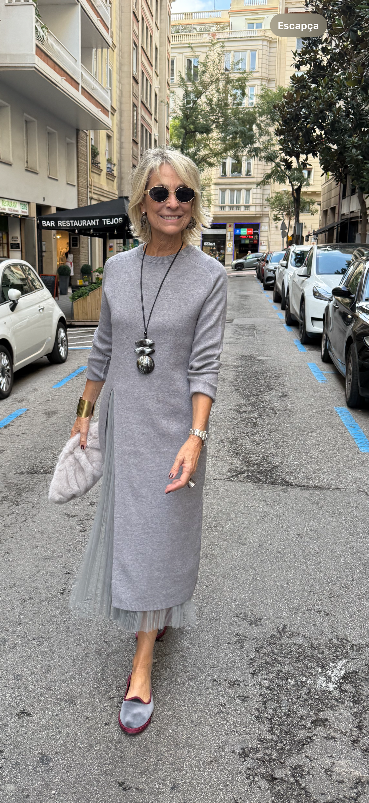 Gwenirra - Robe Tulle Tricotée Élégante
