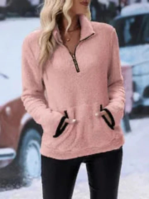 Bénédicte™ - Pull Sherpa Doux et Confortable