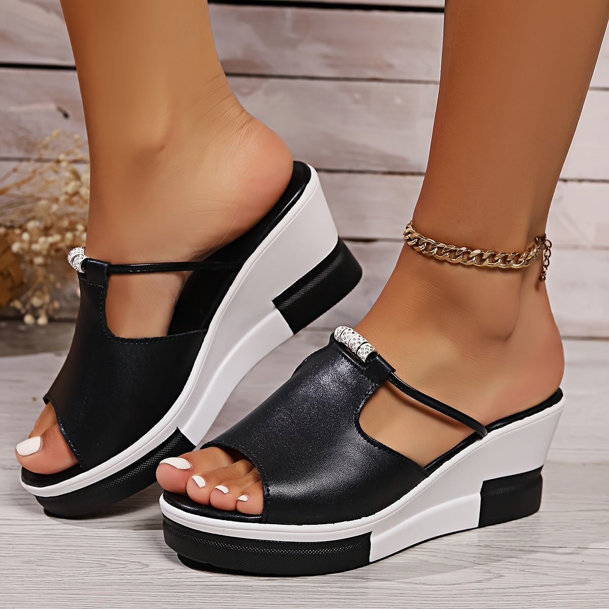Evania™ - Sandales orthopédiques confortables à plateforme pour femmes