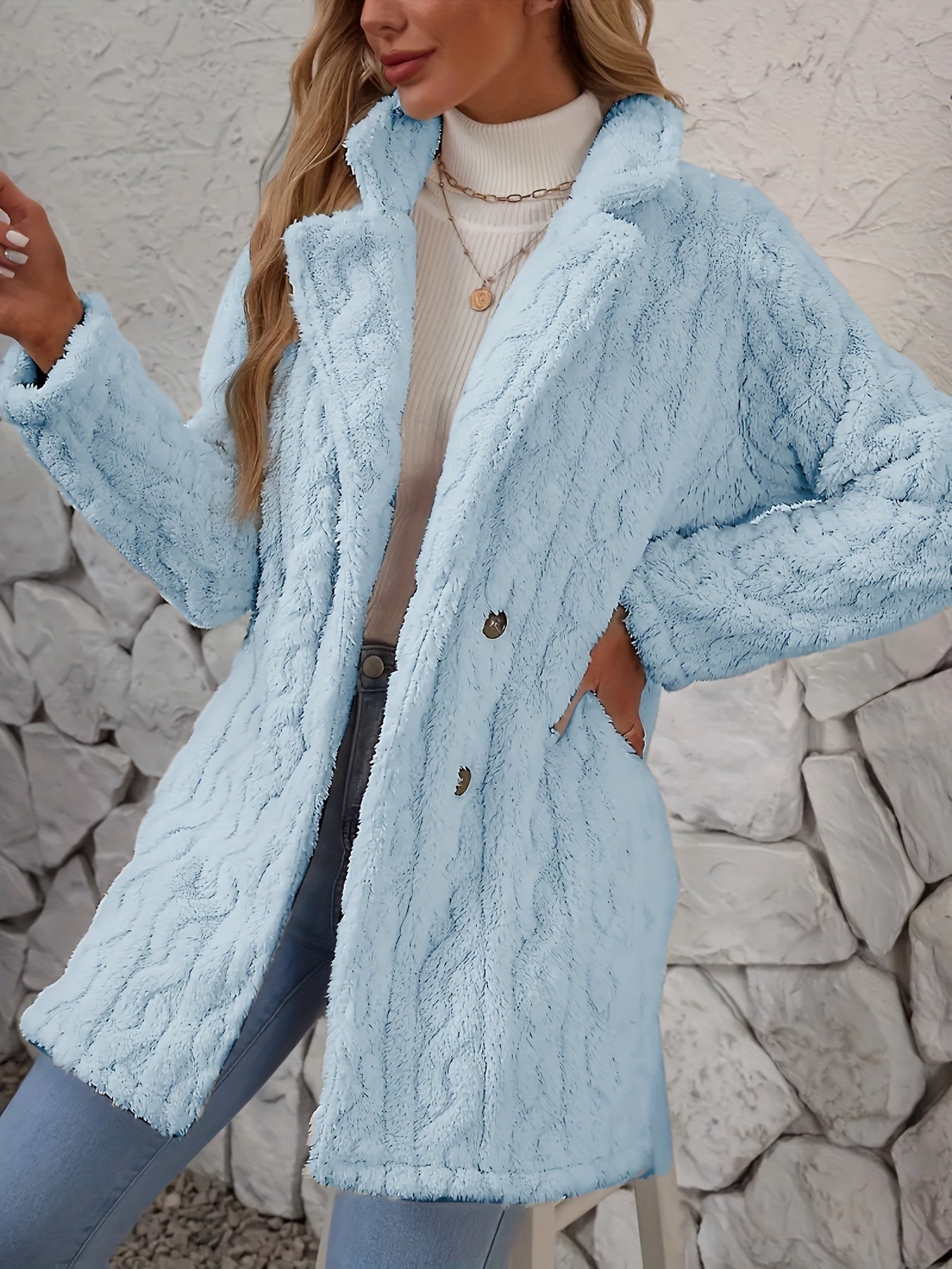 Léa™ - Manteau en fausse fourrure pour femme