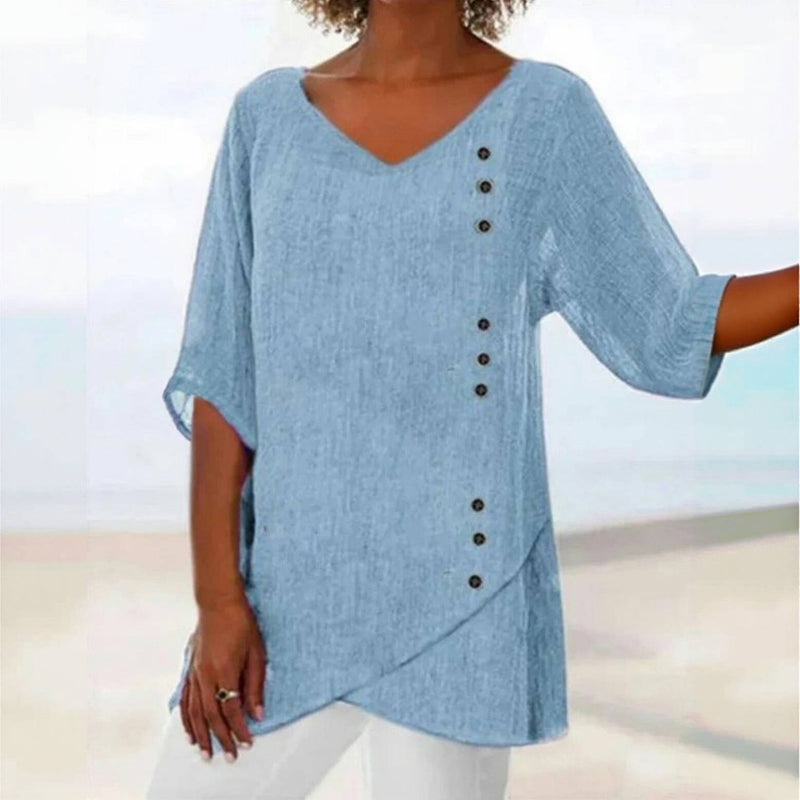 Averina™ - Blouse de Loisirs Irrégulière