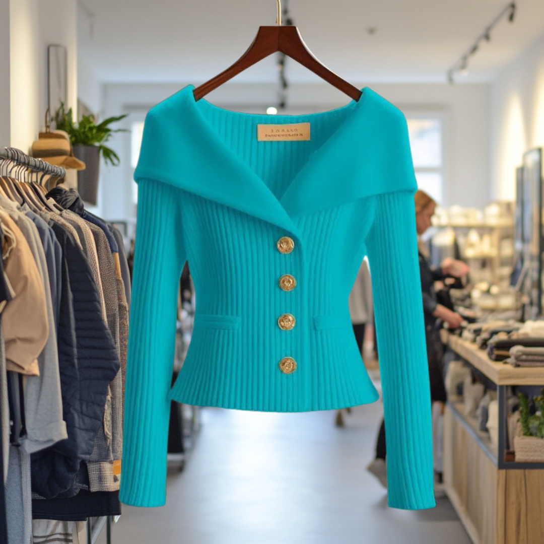 Loreta™ - Tricot-jacket Luxueux