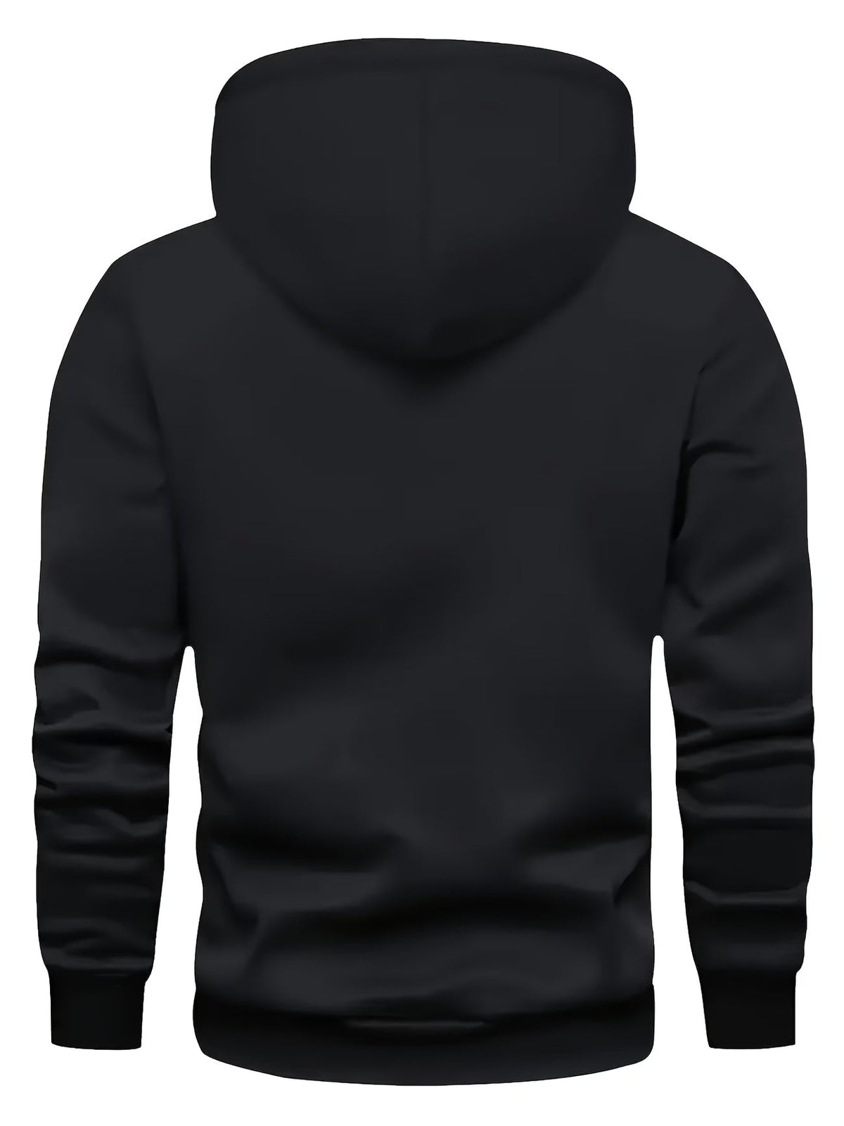 Loic - Sweat à capuche homme slim fit à zip asymétrique et imprimé