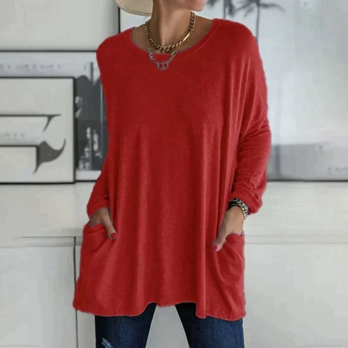 Daliah™ - T-shirt à manches longues avec poche