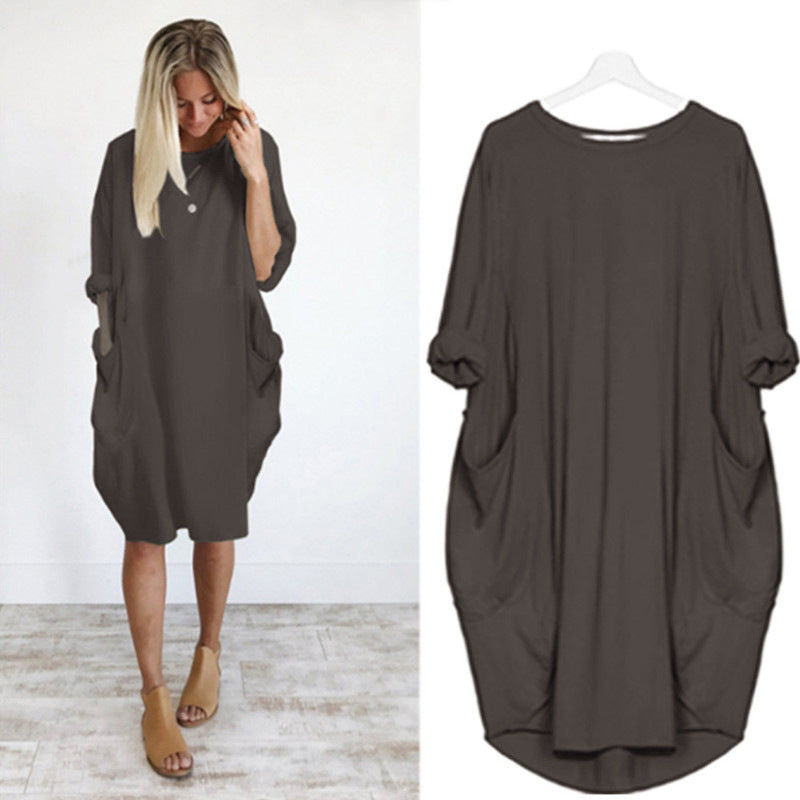 Axelle™ - Robe Confortable avec Poches