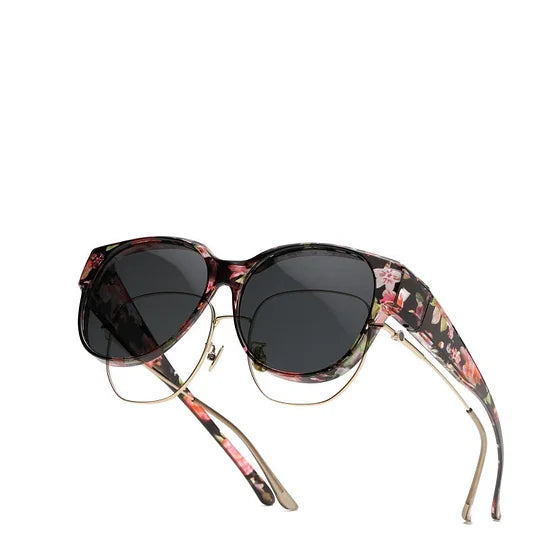 Dovrya™ - Lunettes soleil femme cat eye polarisées UV400 style chic