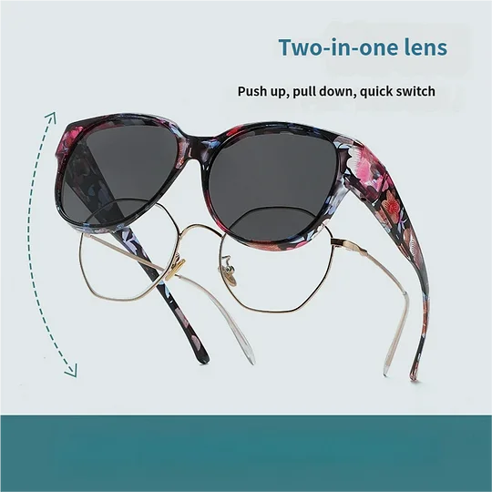 Dovrya™ - Lunettes soleil femme cat eye polarisées UV400 style chic