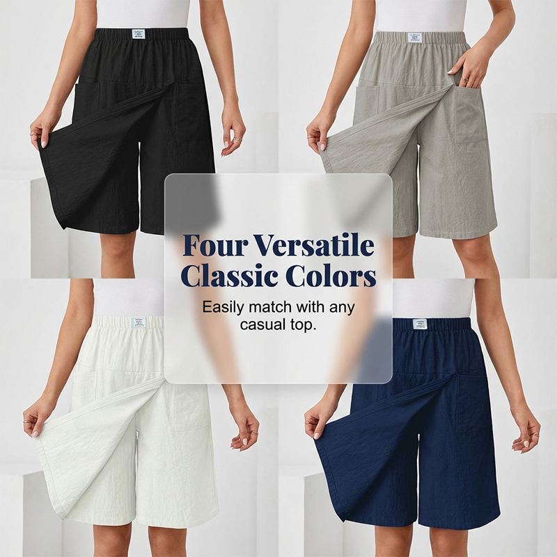 Mirevyn™ - Robe décontractée femme taille élastique short jupe asymétrique