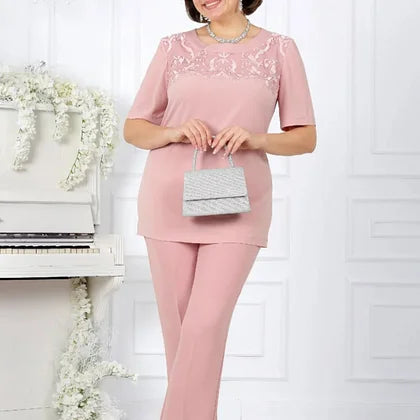 Fem™ - Ensemble Élégant en Dentelle – 3 Pièces
