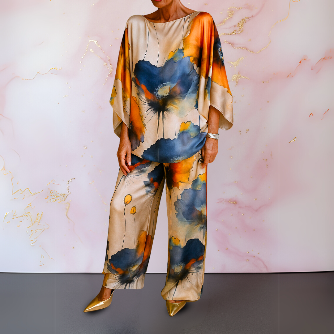 Ysella™ - Ensemble Satiné Deux Pièces pour Femmes au Style Audacieux et Raffiné