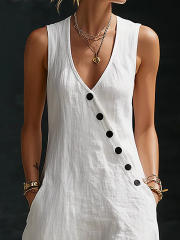 Fazira™ - Robe Femme Maxi Boutonnée Coupe Fluide Confort Quotidien