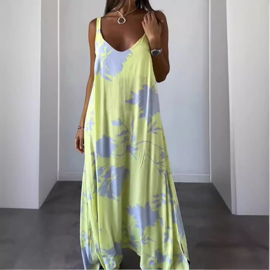 Celestia™ - Robe d'été sans manches en coton à fleurs pour femmes