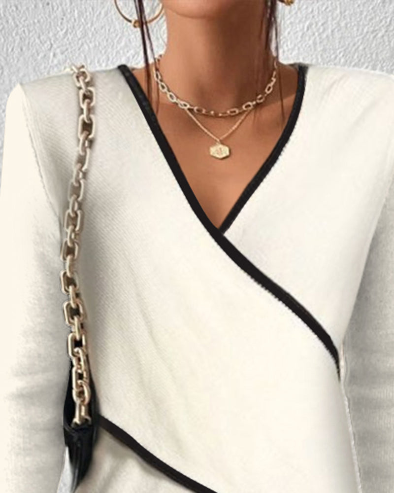 Sophie™ - Pull élégant à col en V