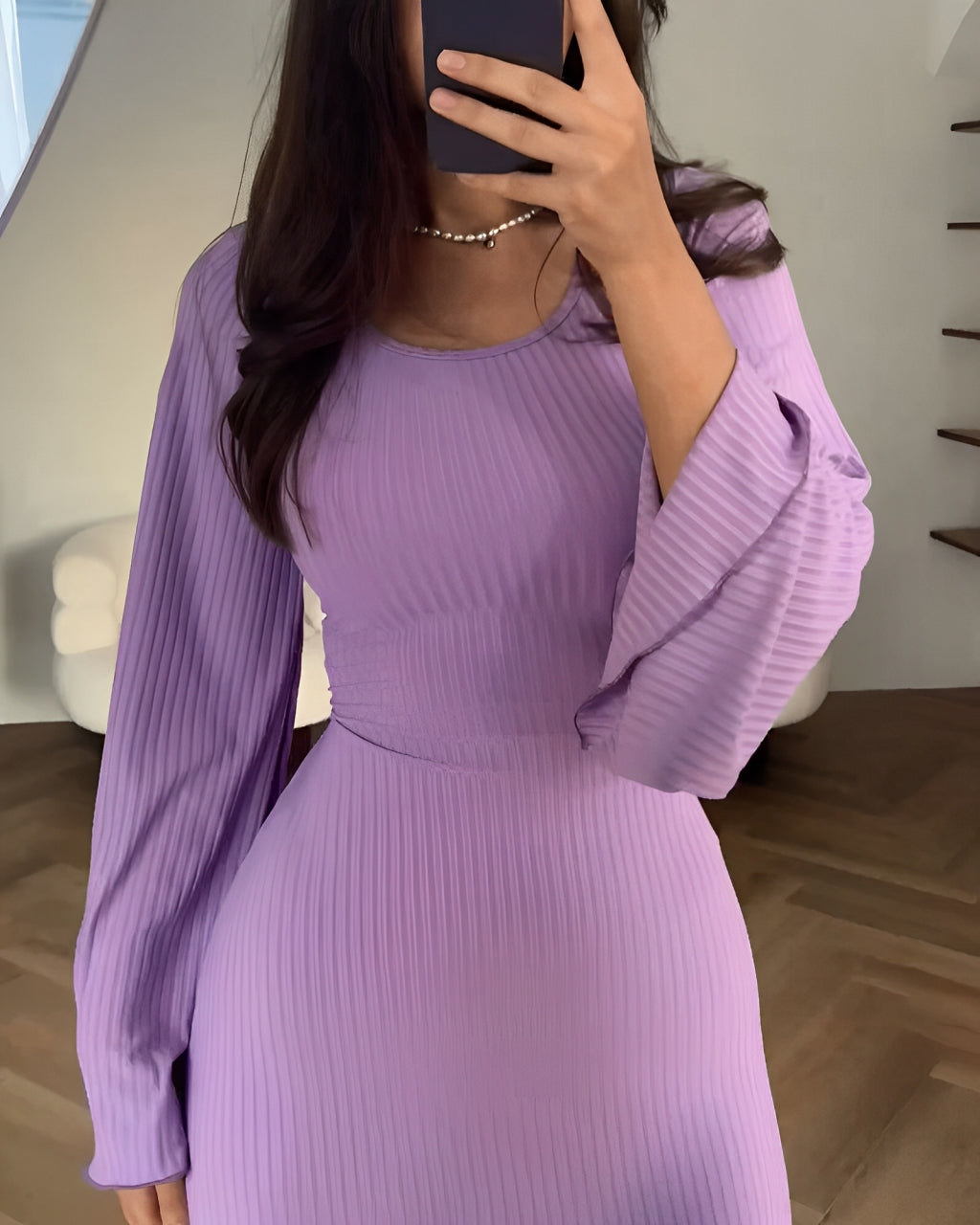 Sandrine™ - Robe Maxi Élégante en Maille