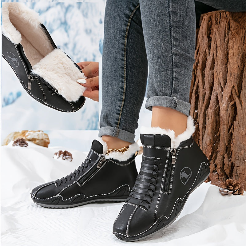 Kaliravienne - Bottines Hiver Ergonomiques Confort Plus