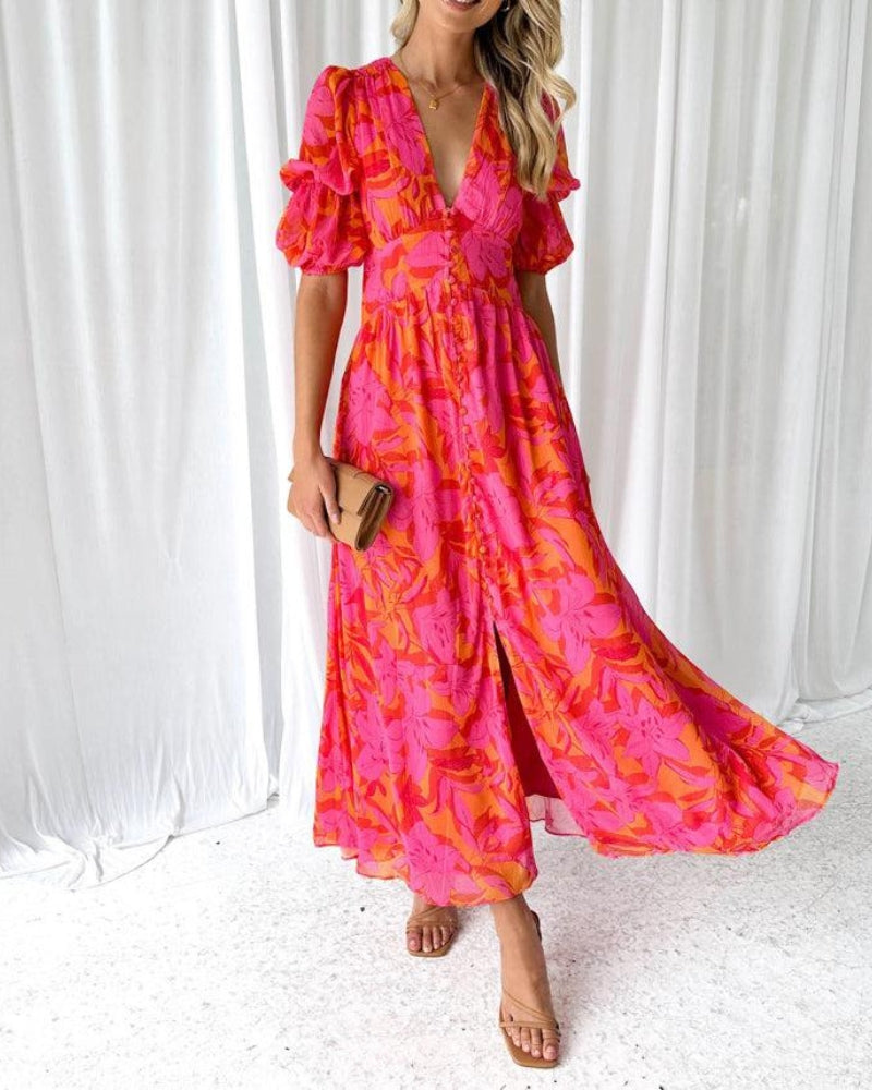 Madelon™ - Robe Maxi Élégance et Charme
