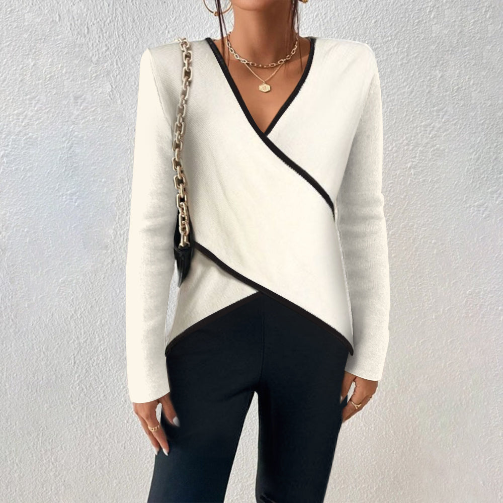 Sophie™ - Pull élégant à col en V