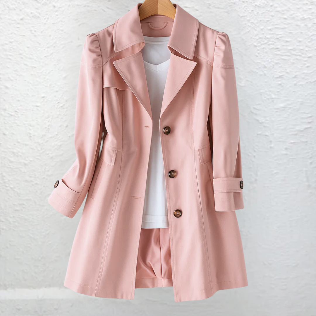 Gavryxa™ - Trench femme vintage élégant coupe cintrée mi-saison