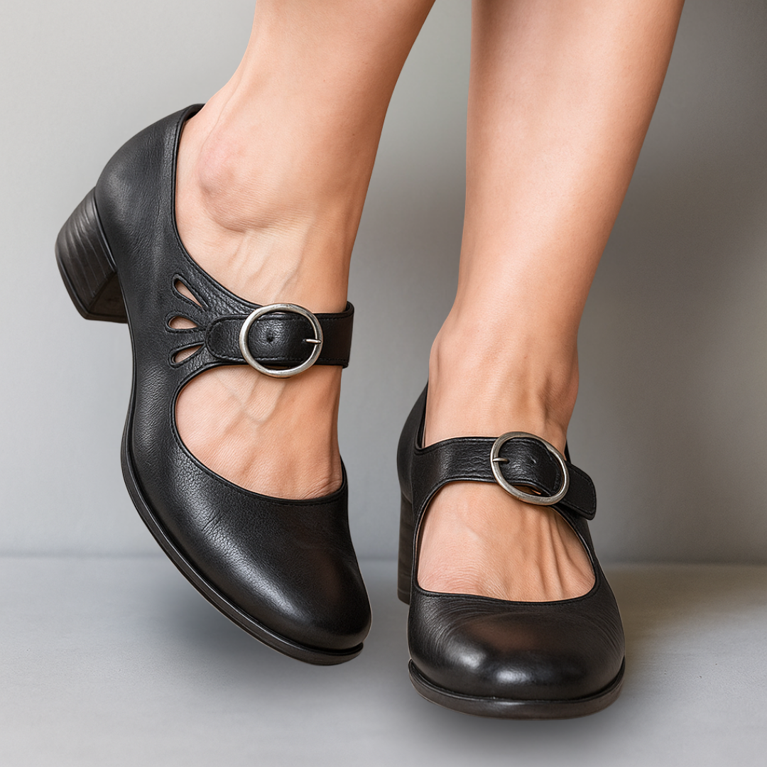 Ivelina™ - Sandales Orthopédiques en Cuir avec Semelle Confortable