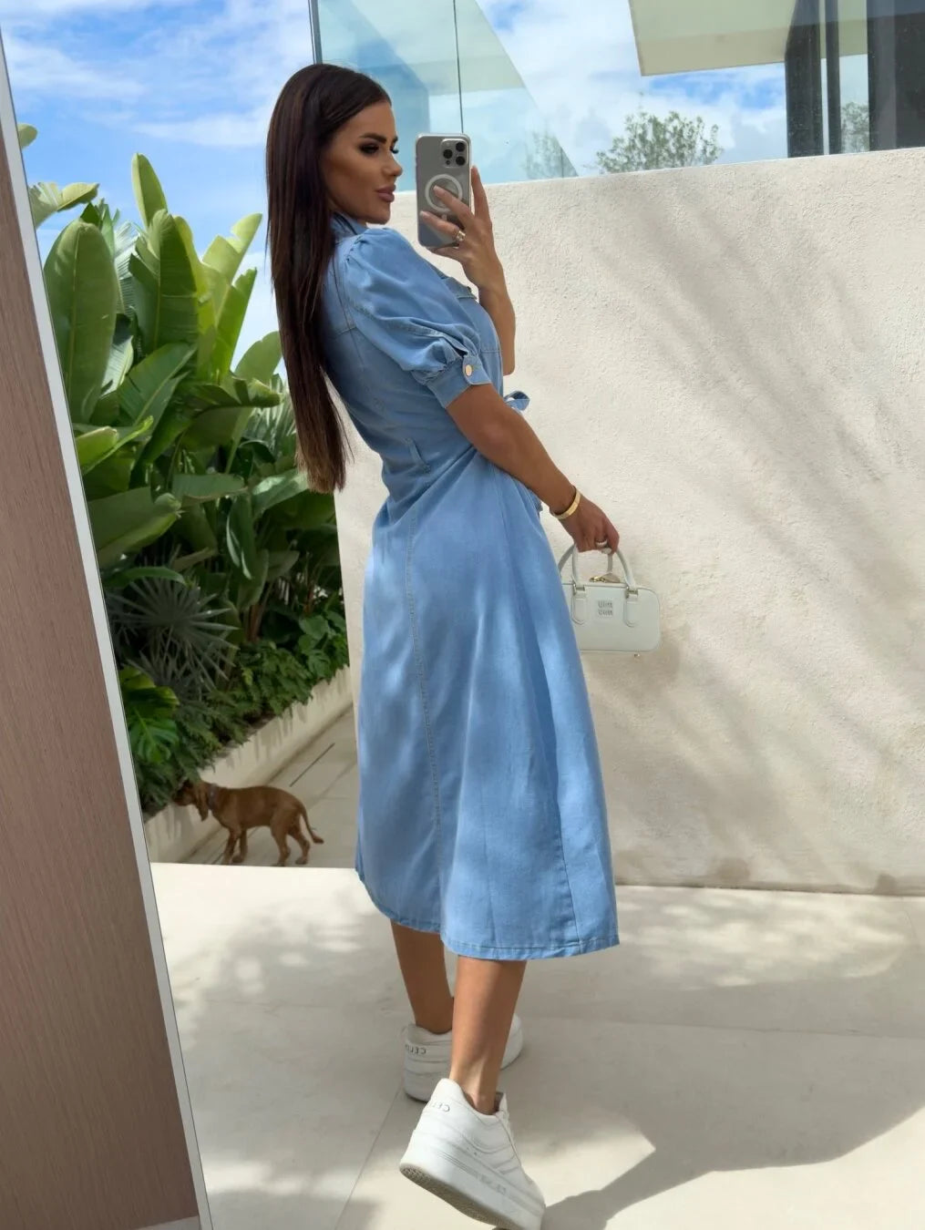 Daphne™ - Robe en denim Sunshine