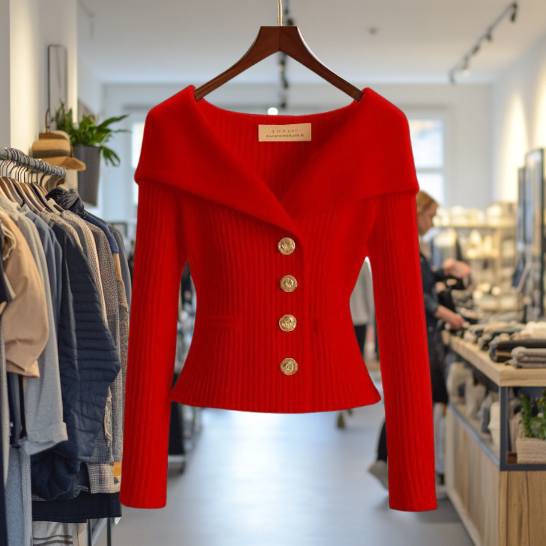 Loreta™ - Tricot-jacket Luxueux