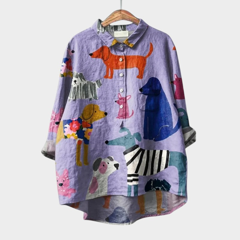 Lucy™ - Chemisier à motif chien
