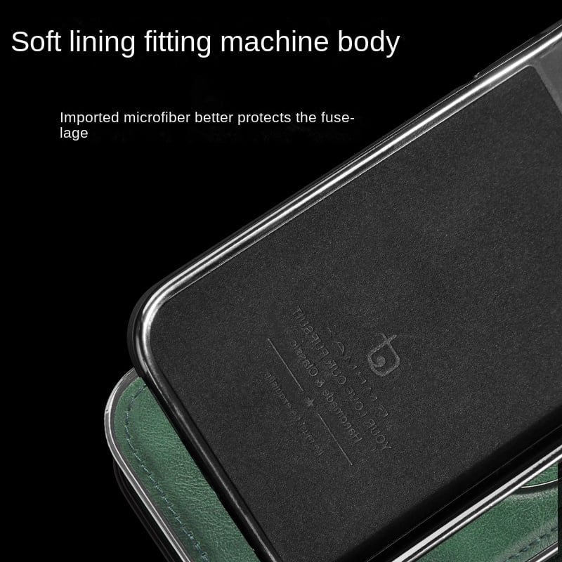 Jalira™ - Housse de téléphone iPhone en cuir luxueux avec support invisible