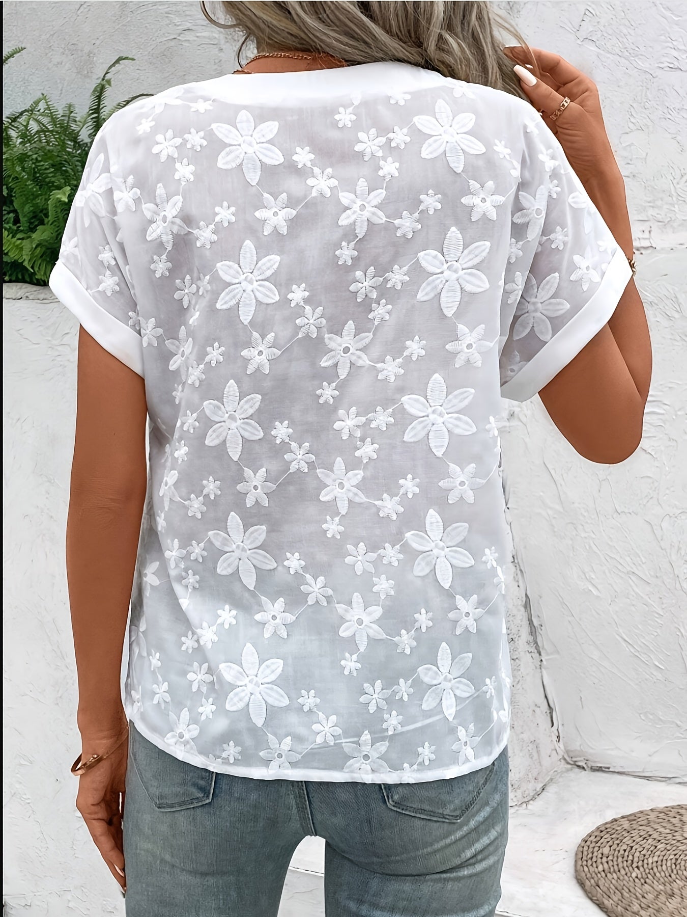 Orianna™ - Blouse Élégante Blanche