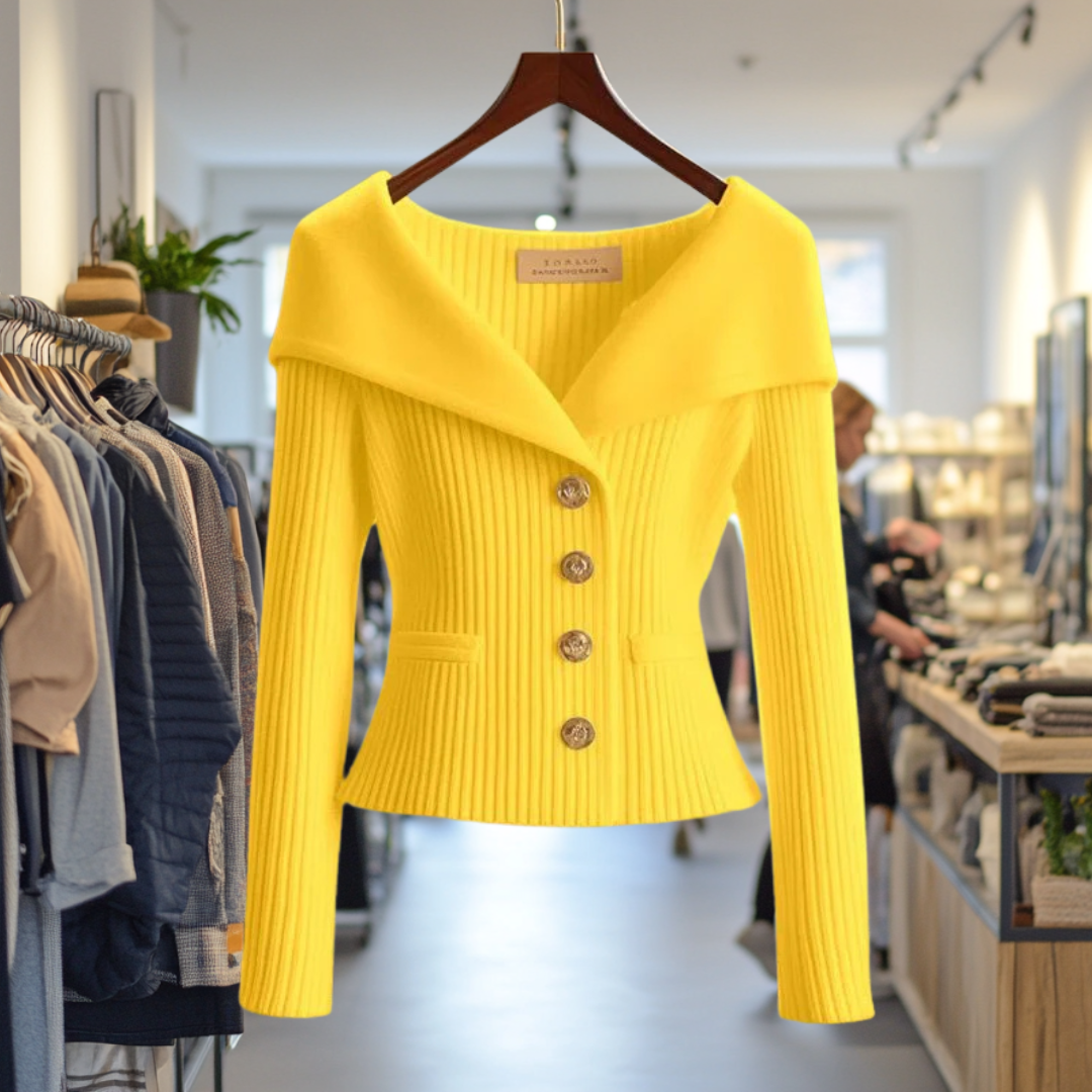 Loreta™ - Tricot-jacket Luxueux