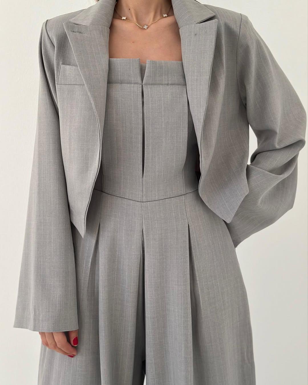 Cyravine™ - Ensemble Femme Bustier et Veste Style Élégant et Tendance