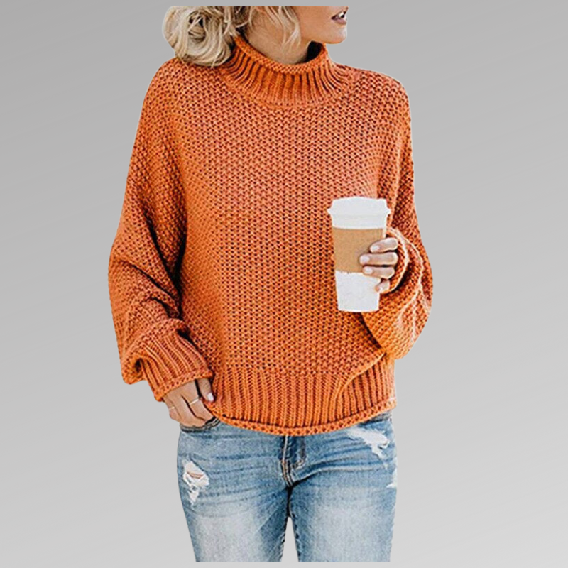 Loes™ - Pull Femme Col Roulé 2025 Oversize