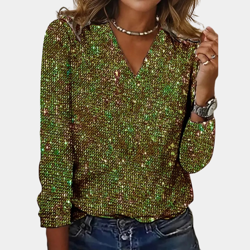 Irene™ - Top pailleté pour femmes (Tendance Noël et Nouvel An 2024)