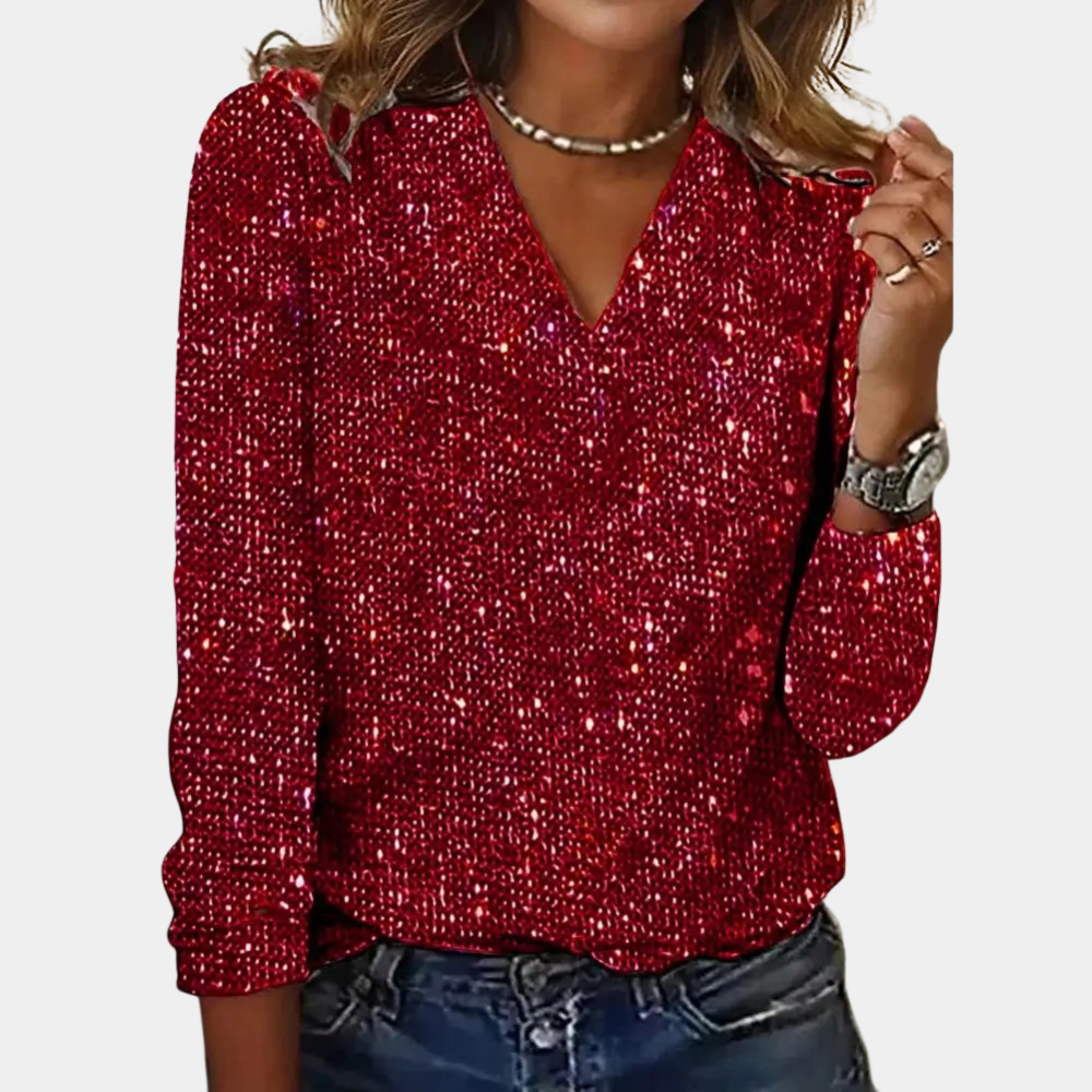 Irene™ - Top pailleté pour femmes (Tendance Noël et Nouvel An 2024)