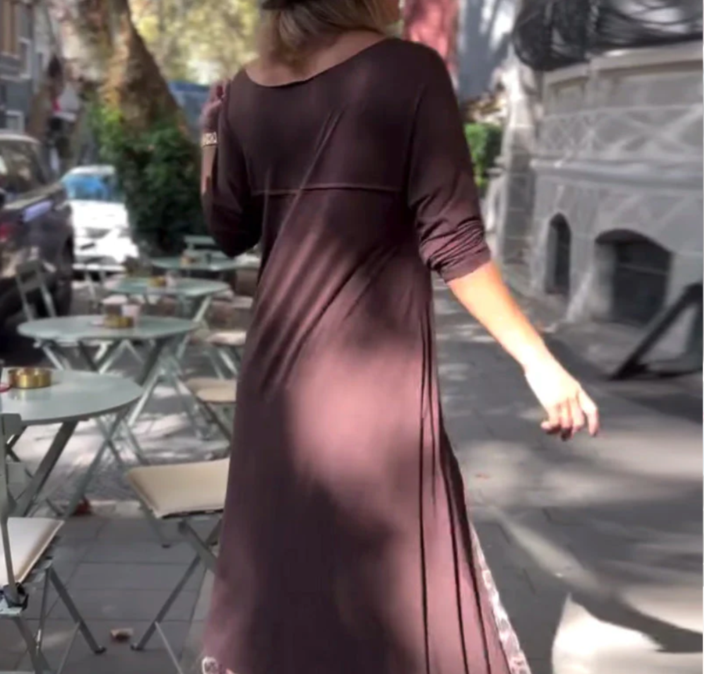 Evelorae - Robe Chic Asymétrique avec Jupe Tulle