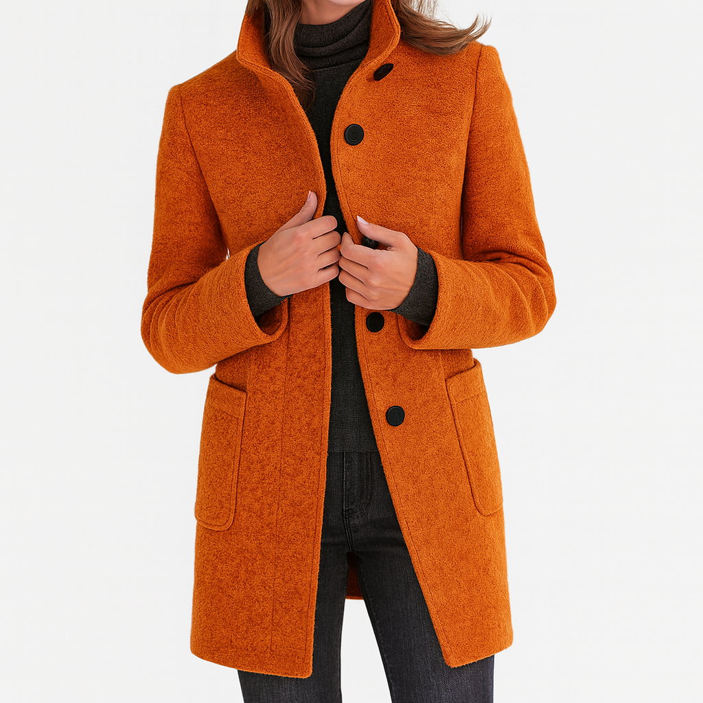 Marionne™ - Veste pour femme avec col montant pour un style élégant et fonctionnel