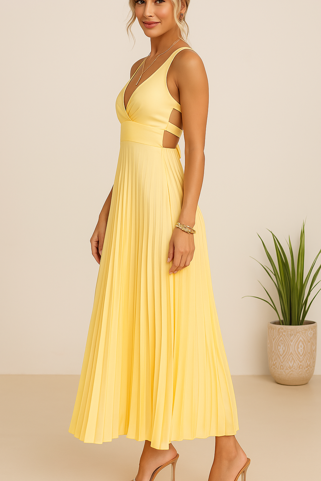 Oria™ - Robe Élégante à Plis