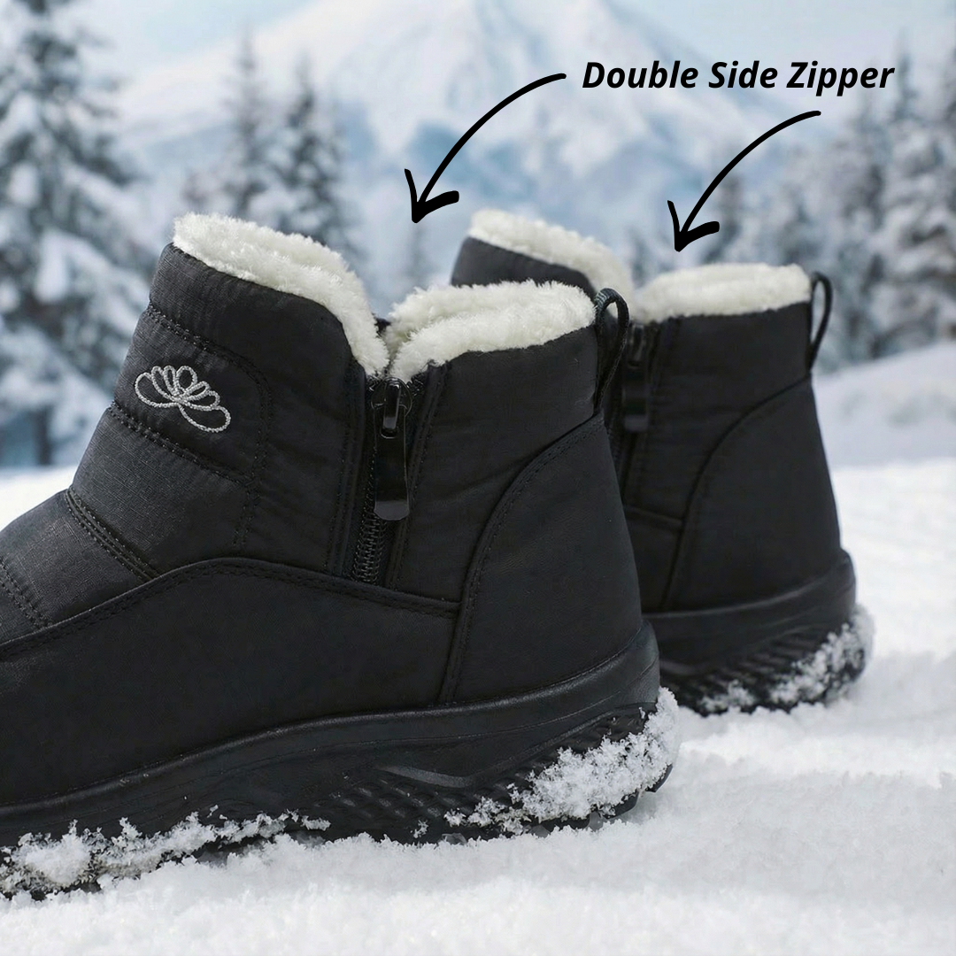 Oravellivra - Bottes de Confort en Polaire Basses