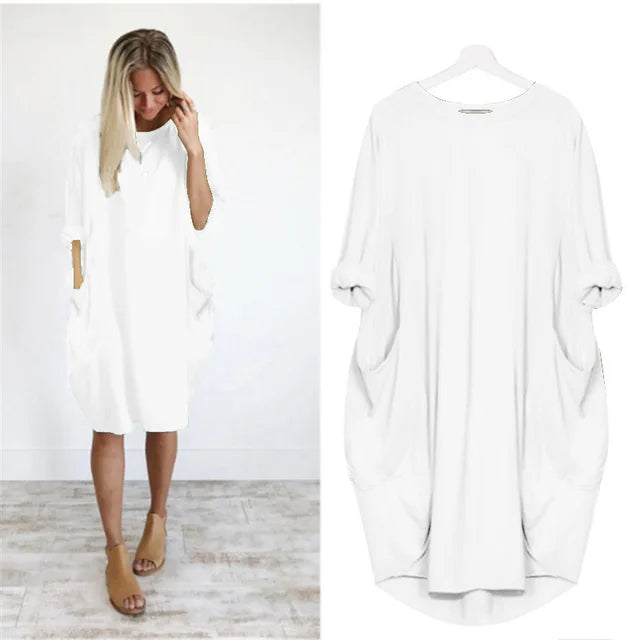 Axelle™ - Robe Confortable avec Poches