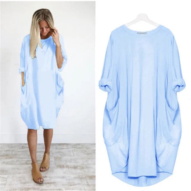 Axelle™ - Robe Confortable avec Poches