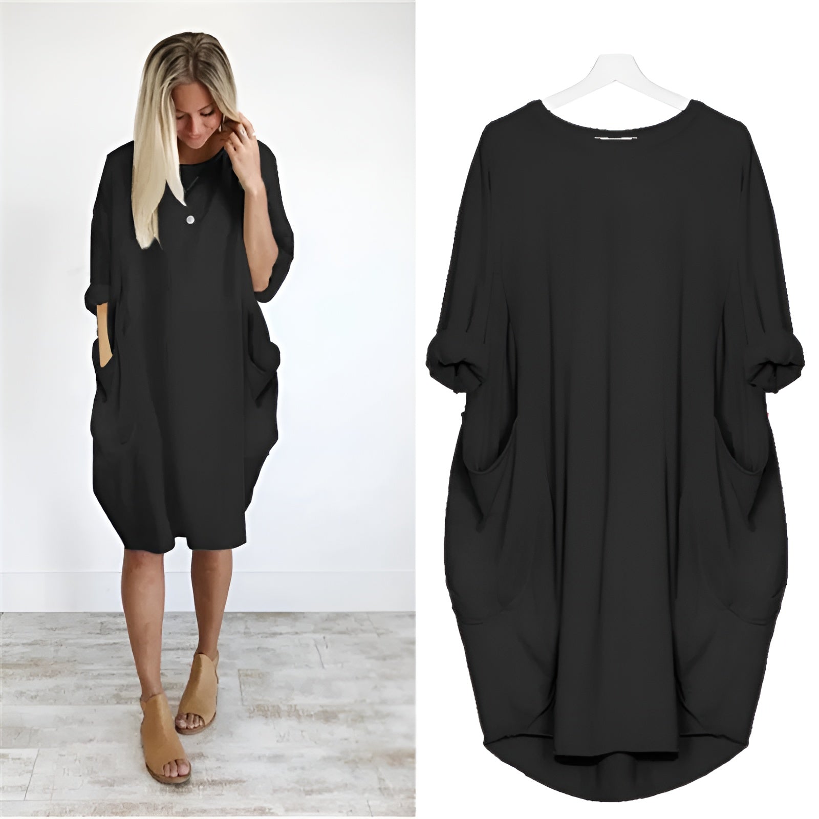 Axelle™ - Robe Confortable avec Poches