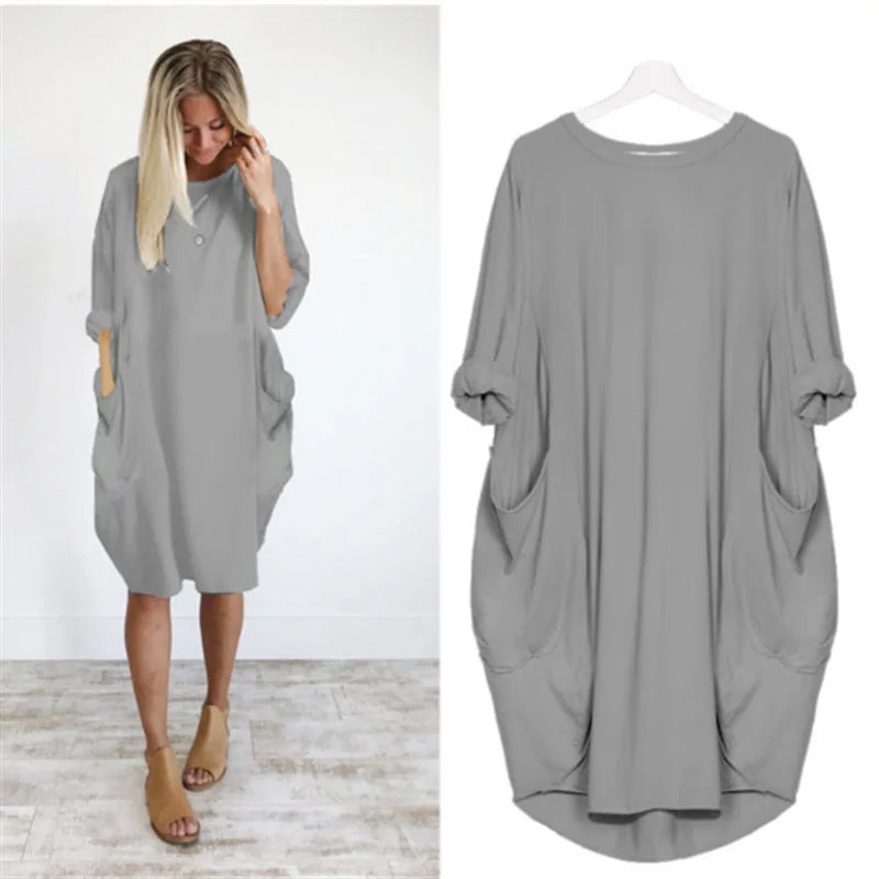 Axelle™ - Robe Confortable avec Poches