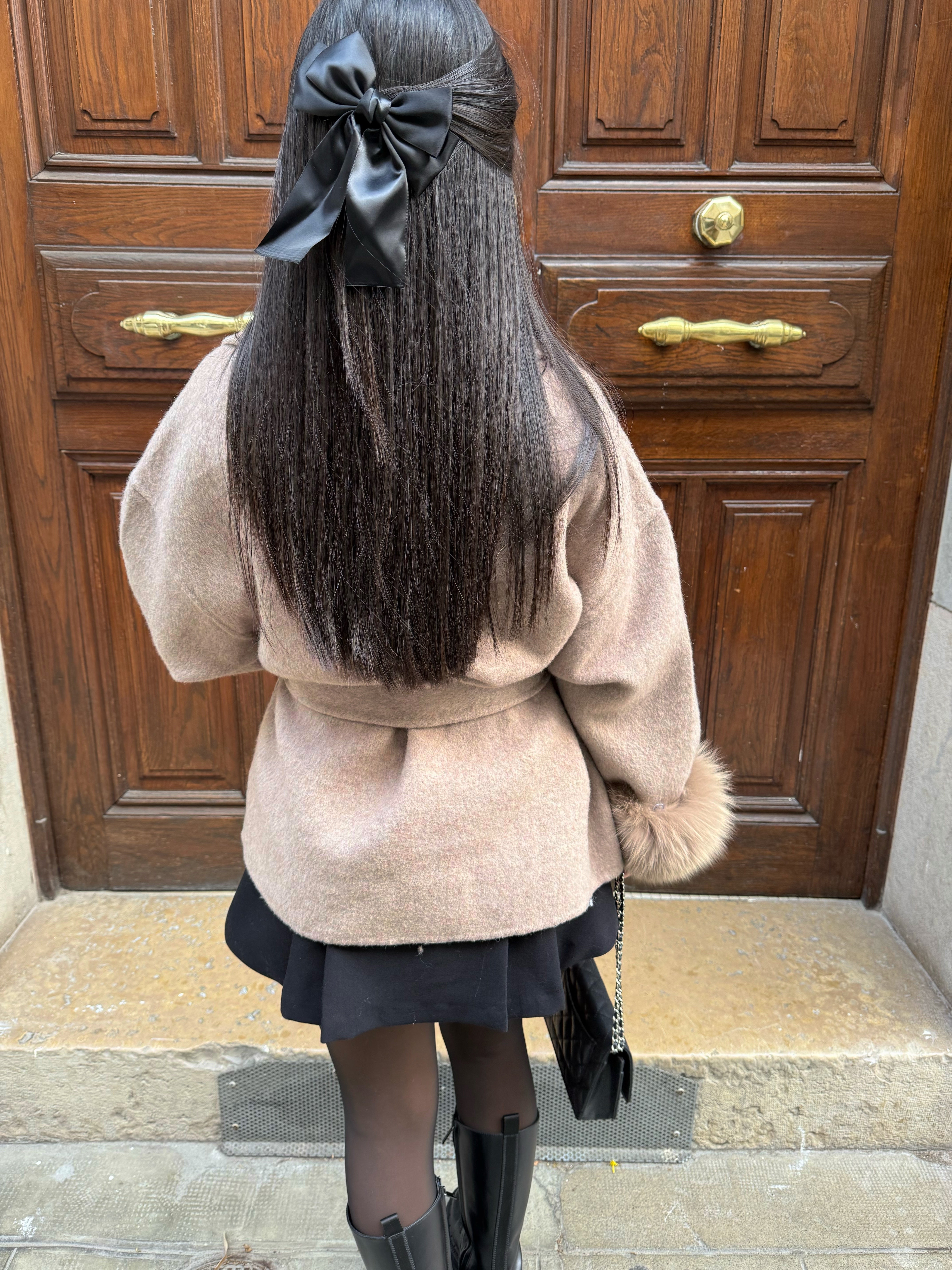 Merel™ - Manteau Luxe en Peluche pour Hiver Élégant