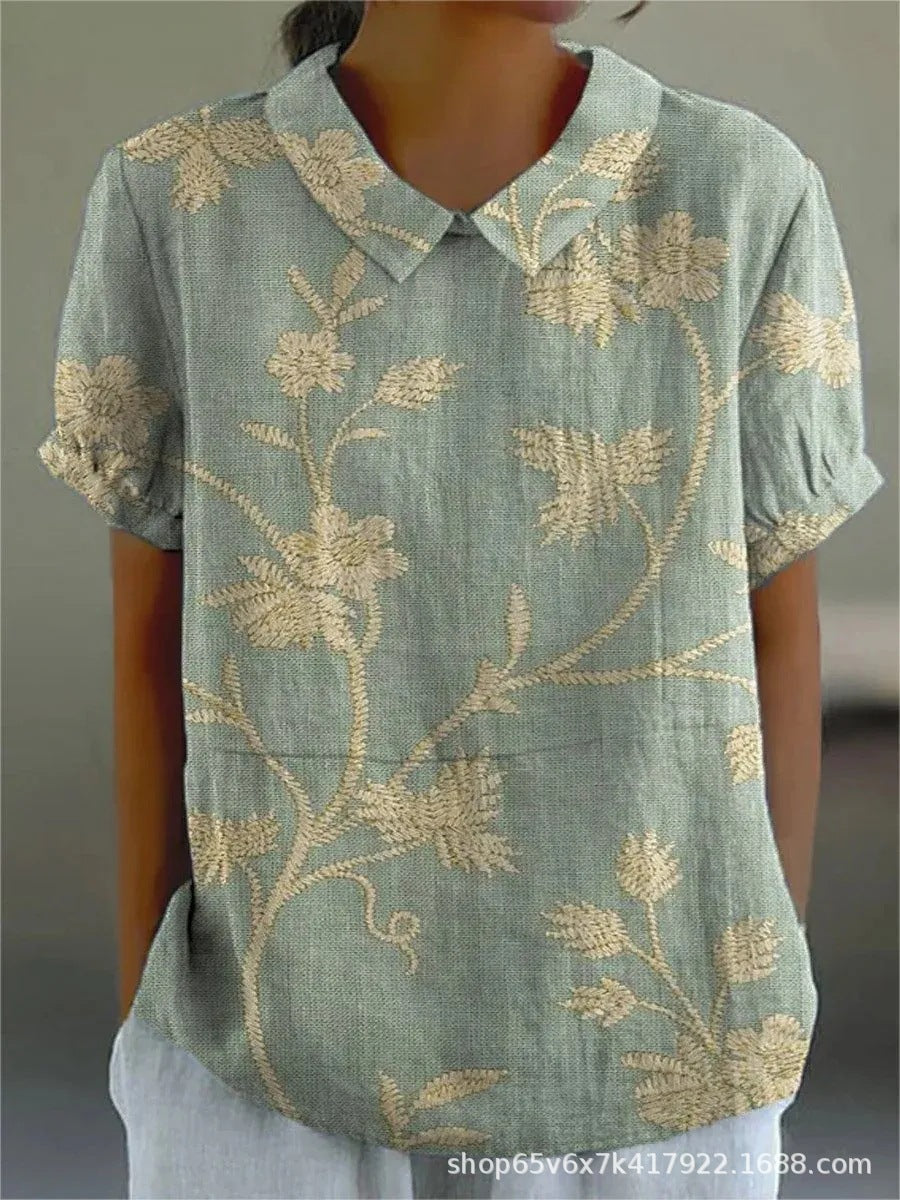 Ombeline™ - Chemise Florale Élégante