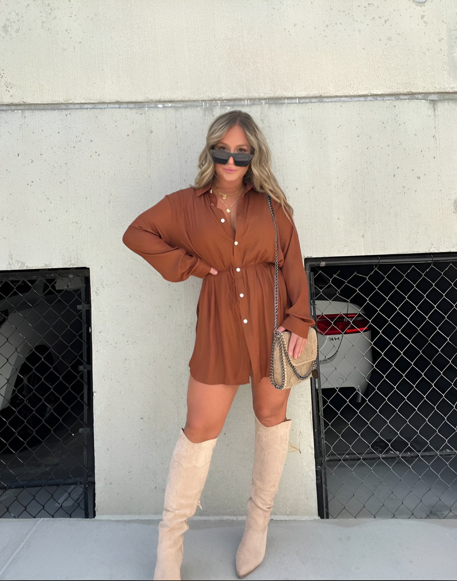 Demi™ - Combinaison Courte en Satin Tendance