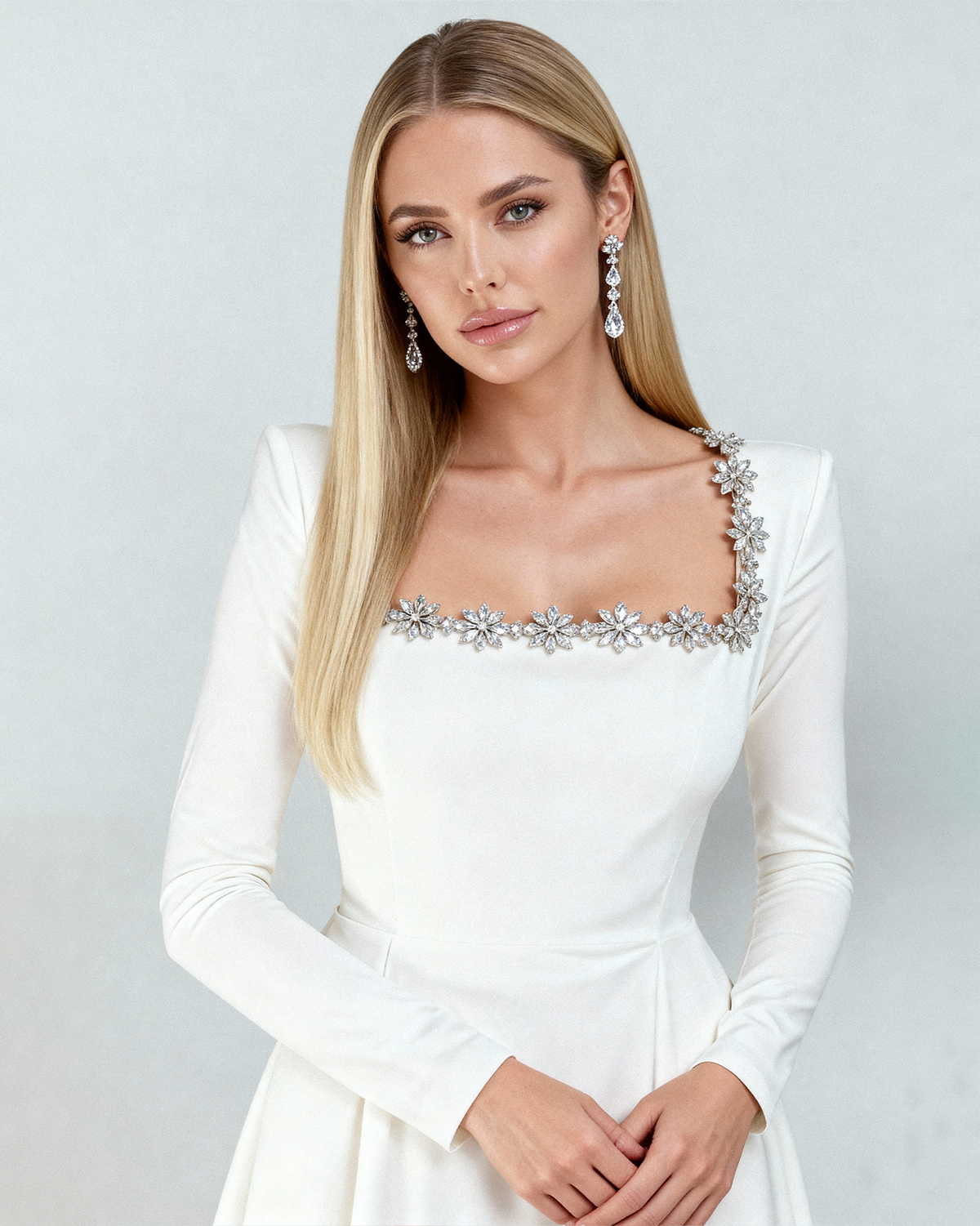 Rhosavira - Robe Cristal Élégante