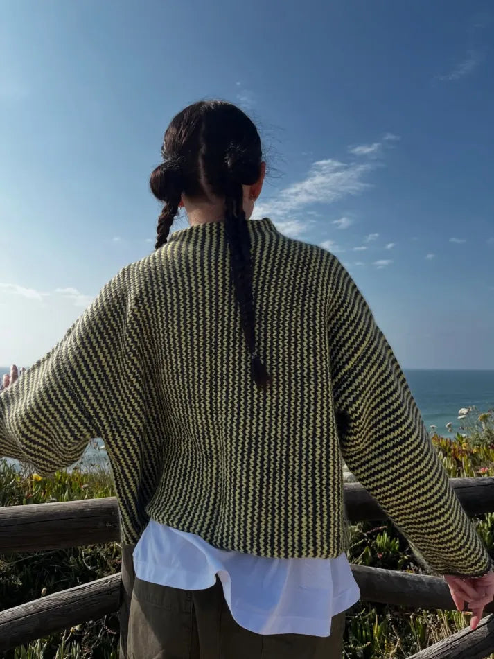 Brisalora™ - Cardigan En Tricot À Boutons Multicolores