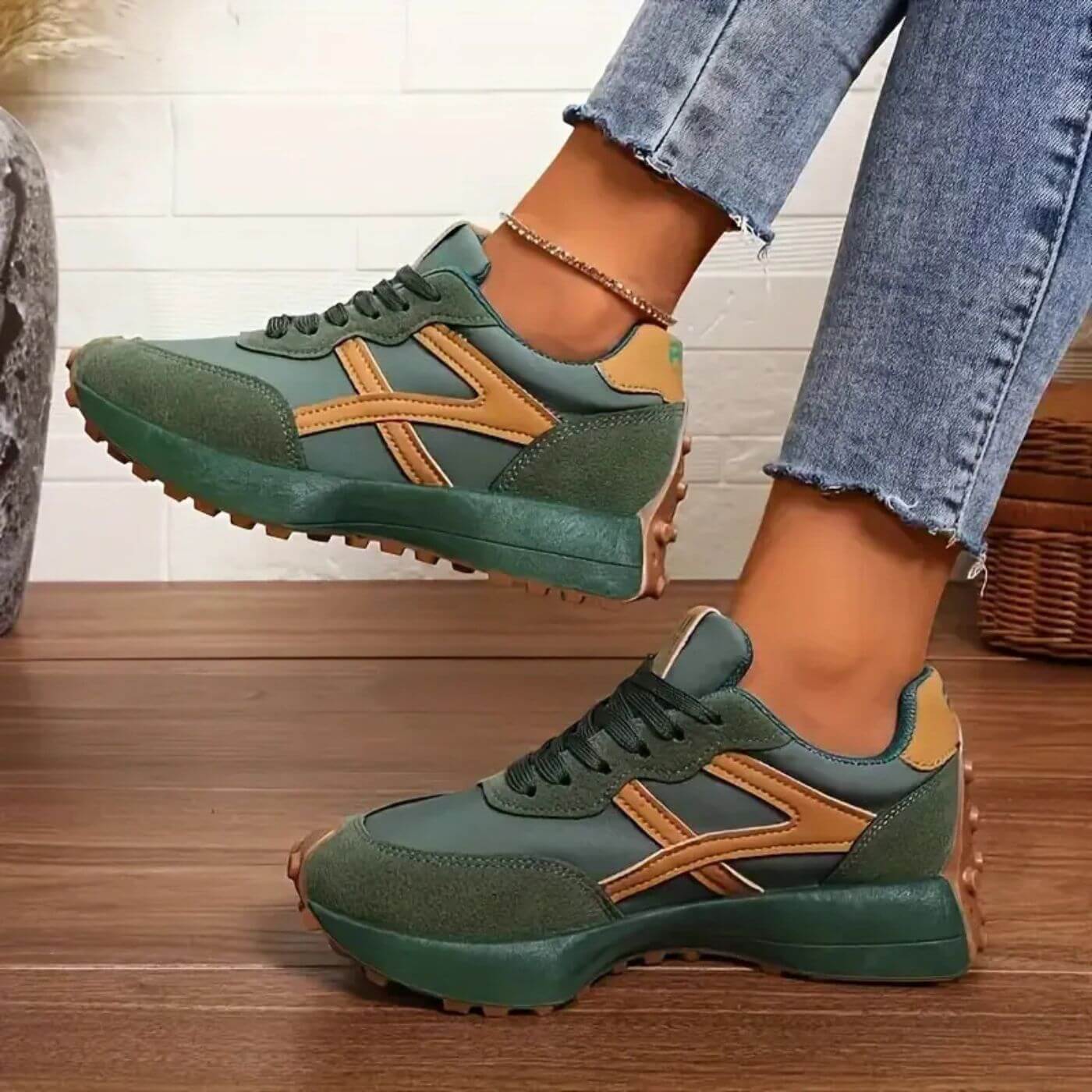 Fayette™ - Baskets orthopédiques confortables et antidérapantes
