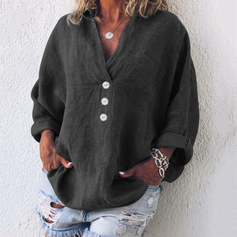 Maeve™ - Pull Élégant en Coton et Lin
