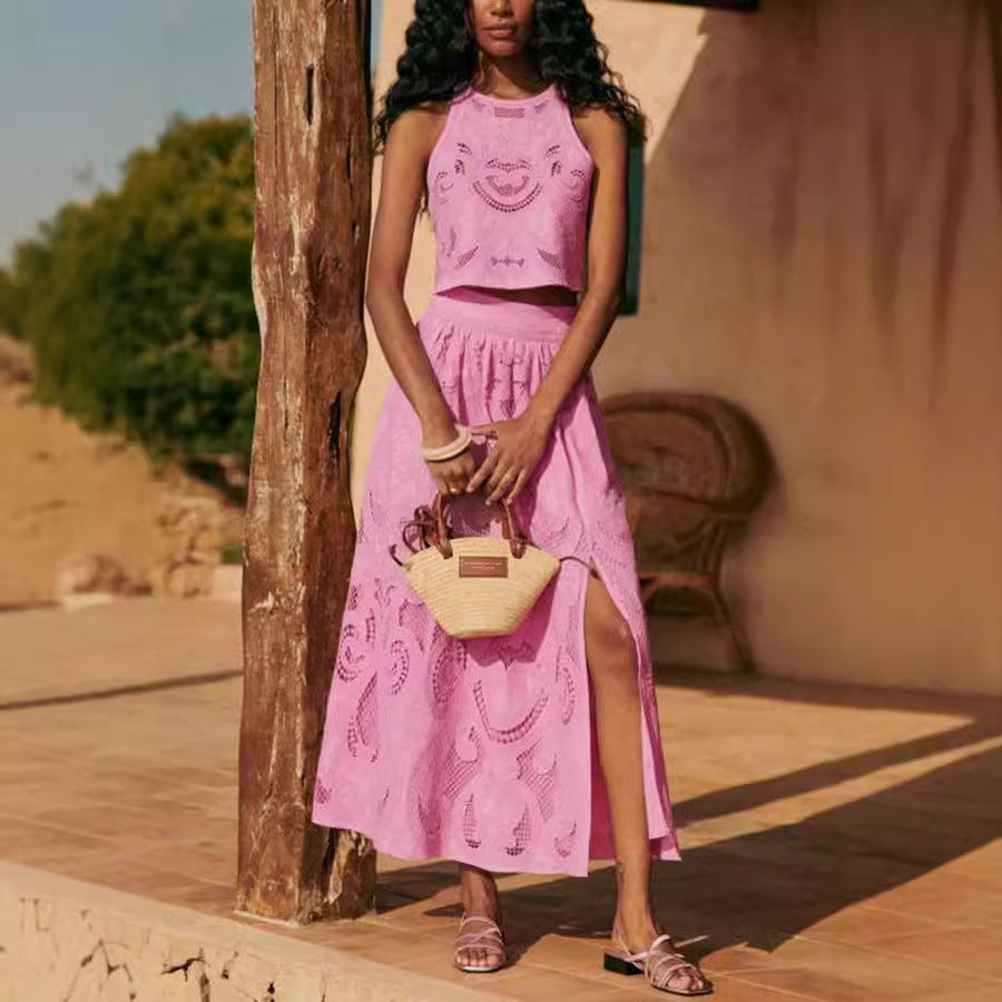 Maïa™ - Ensemble Crochet avec Fente Playful